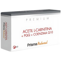 Acetil L-Carnitina+Pqq+Coenzima Q10 60 Cápsulas Prisma Natural