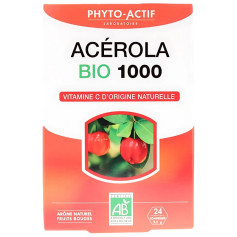Acerola Bio 1000 24 Comprimidos Phyto Actif
