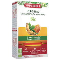 Ginseng Jalea Real Bio 20 Ampollas Superdiet