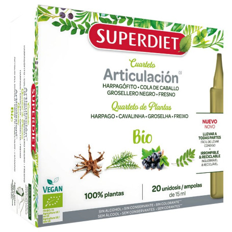 Cuarteto Articulación Bio 20 Ampollas Superdiet