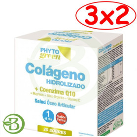 Pack 3x2 Colageno + Coenzima Q10 20 Sobres Ynsadiet