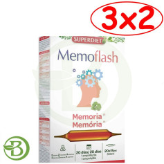 Pack 3x2 Memoflash 20 Ampollas Superdiet