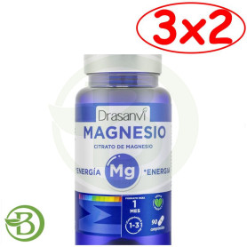 Pack 3x2 Citrato Magnesio 90 Comprimidos Drasanvi