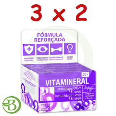 Pack 3x2 Vitamineral 50+ Gold 30 Cápsulas Dietmed