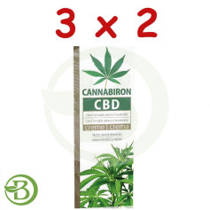 Pack 3x2 Cannabiron Cbd Crema 100 Ml Dietmed