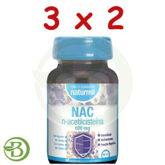Pack 3x2 N-Acetilcisteina 600Mg 60 Comprimidos Naturmil