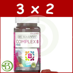 Pack 3x2 Complex B Max 60 Cápsulas Marnys