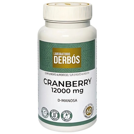 Cranberry 12000Mg 60 Cápsulas Vegetales Derbós