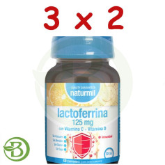 Pack 3x2 Lactoferrina 125Mg 30 Comprimidos Naturmil