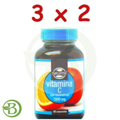 Pack 3x2 Vitamina C 1000Mg. 60 Comprimidos Naturmil