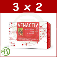 Pack 3x2 Venactiv Piernas 20 Ampollas 15Ml. Dietmed