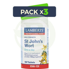 Pack 3x HIPERICO HIERBA SAN JUAN 120 CAPSULAS LAMBERTS