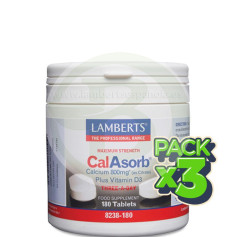 Pack 3x Calasorb 180 Tabletas Lamberts