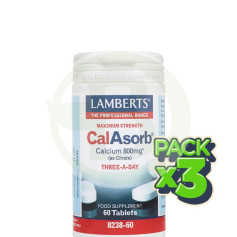 Pack 3x Calasorb 60 Tabletas Lamberts