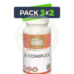 Pack 3x2 B-Complex 60 Cápsulas Vegetales Derbós