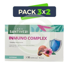Pack 3x2 Inmuno Complex 30 Comprimidos Santiveri