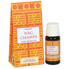 Aceite Esencial De Nag Champa 10Ml Goloka