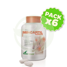 Pack 6x Mincartil (antiguo reforzado) 180 Comprimidos Soria Natural