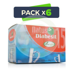 Pack 6x Natusor 15 Diabesil 20 Filtros Soria Natural