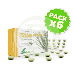 Pack 6x Cola de Caballo 60 Comprimidos Soria Natural