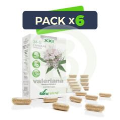 Pack 6x Valeriana 34-S Fórmula XXI Soria Natural
