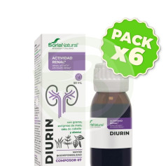 Pack 6x Composor 7 Diurin Complex Fórmula XXI 50Ml. Soria Natural