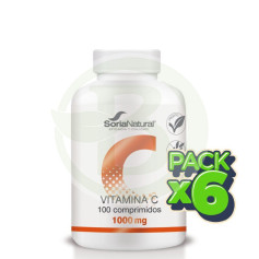 Pack 6x Vitamina C 1700Mgrs X 100 Liberacion Sostenida Soria Natural