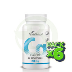 Pack 6x Calcio 1700 Mgrs. X 60 Liberacion Sostenida Soria Natural