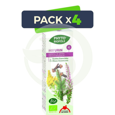 Pack 4x PHYTO-BIOPOLE Nº4 MIX-URIN BIO 50Ml. INTERSA