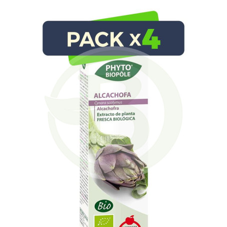 Pack 4x Phyto-Biopole Alcachofa Bio 50Ml. Intersa