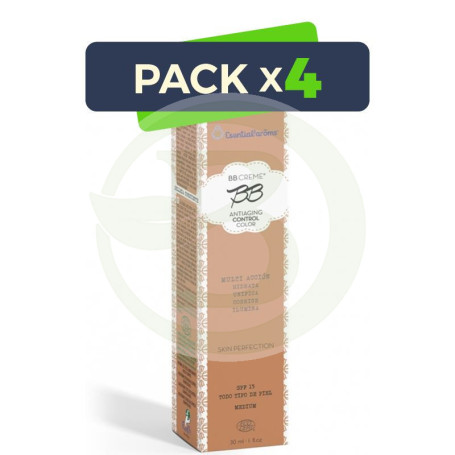 Pack 4x Color Control BB Cream 2 Medium 30Ml. Esential Aroms
