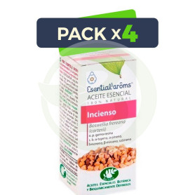 Pack 4x Aceite Esencial de Incienso 30Ml. Esential Aroms