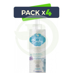 Pack 4x Champú y Gel Corporal Suave Bebé 300Ml. Esential Aroms