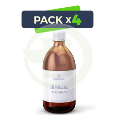 Pack 4x Aceite De Masaje Sensual 1L Esential Aroms