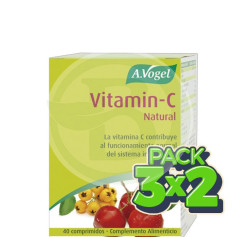 Pack 3x2 Vitamin C Vogel 40 Comprimidos