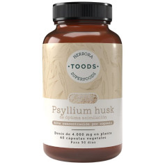 Psyllium Husk 60 Cápsulas Vegetales Herbora
