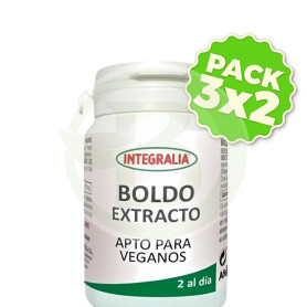 Pack 3x2 Extracto De Boldo 60 Cápsulas Integralia