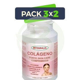 Pack 3x2 Colageno Forte Skin Care 120 Comprimidos Integralia