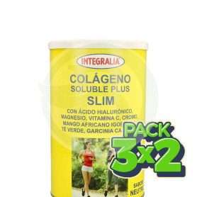 Pack 3x2 Colágeno Soluble Plus Slim 400G Integralia