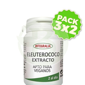 Pack 3x2 Extracto De Eleuterococo 60 Cápsulas Integralia