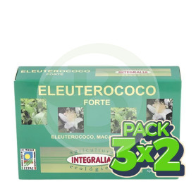 Pack 3x2 Eleuterococo Forte Eco 60 Cápsulas Integralia