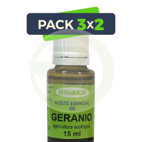 Pack 3x2 Aceite Esencial De Geranio Eco 15Ml Integralia