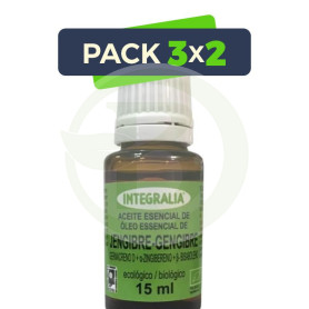 Pack 3x2 Aceite Esencial De Jengibre Eco 15Ml Integralia