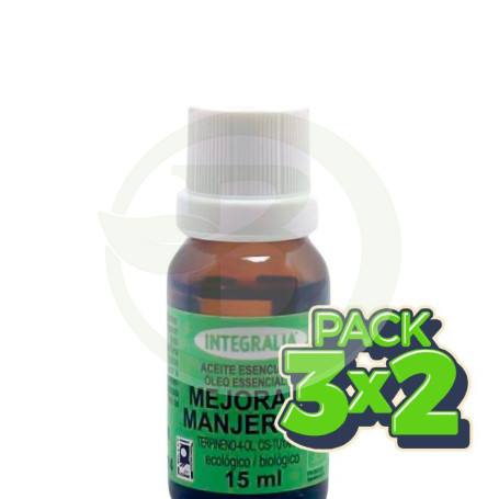Pack 3x2 Aceite Esencial De Mejorana Eco 15Ml Integralia