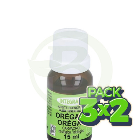Pack 3x2 Aceite Esencial De Orégano Eco 15Ml Integralia