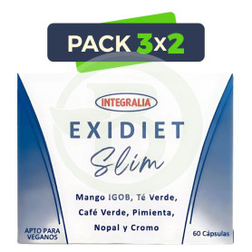 Pack 3x2 Exidiet Slim 60 Cápsulas Integralia