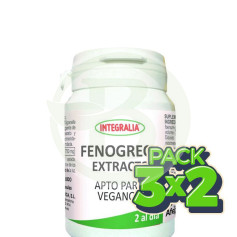 Pack 3x2 Extracto De Fenogreco 60 Cápsulas Integralia