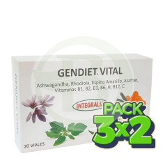 Pack 3x2 Gendiet Vital 20 Viales Integralia