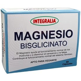 Bisglicinato De Magnesio 60 Cápsulas Integralia