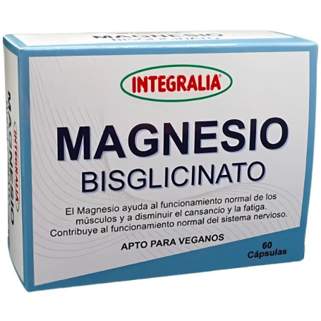Bisglicinato De Magnesio 60 Cápsulas Integralia